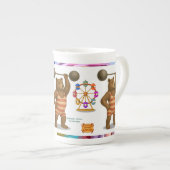 Brandon, circus strong bear ボーンチャイナマグカップ (正面右)