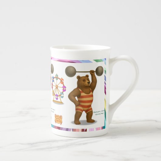 Brandon, circus strong bear ボーンチャイナマグカップ (右)
