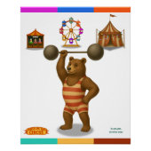 Brandon, circus strong bear ポスター (正面)