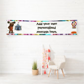 Brandon, circus strong bear 横断幕 (インサイチュ)