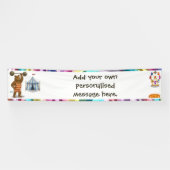 Brandon, circus strong bear 横断幕 (横)