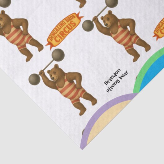 Brandon, circus strong bear 薄葉紙 (詳細)