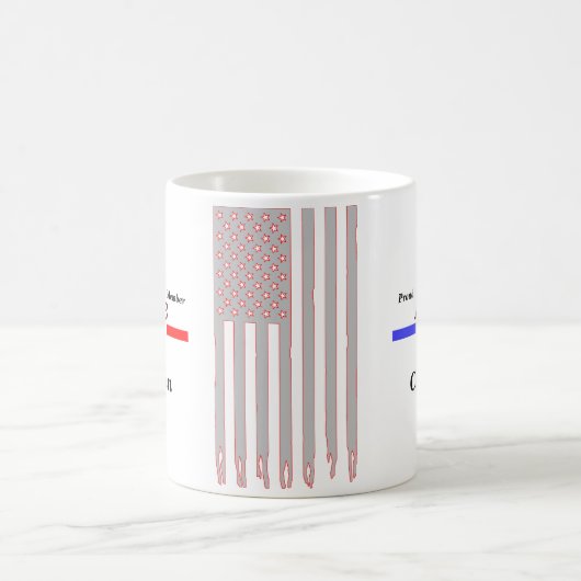 Brandon FJBパーソナライズされたコミュニティメンバーに移動 コーヒーマグカップ (中央)