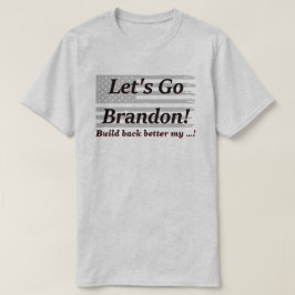 Brandon Gray USフラグBuild Better Lt Tシャツ