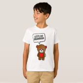BRANDON TEDDY BEAR KIDS Tシャツ行こう Tシャツ (正面フル)