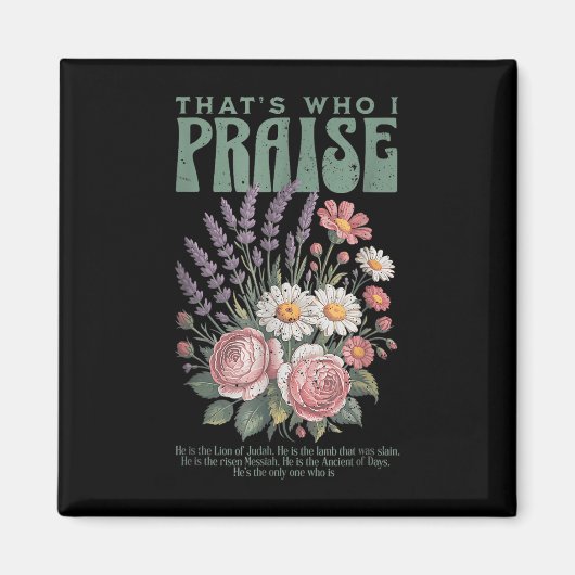 Brandon That's私がイエス・クリスチャン・ラを賞賛する人 マグネット (正面)