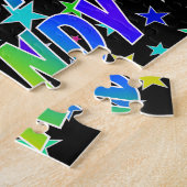 「BRANDY」名、おもしろい「ハッピーバースデー」 ジグソーパズル (側面)