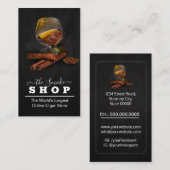 Brandy / Cigars Store 名刺 (正面/裏面)