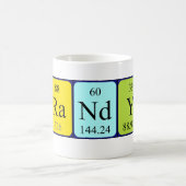 Brandynの定期的なテーブル名mag コーヒーマグカップ (中央)