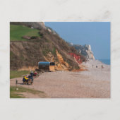Branscombe Beach in Early Spring ポストカード (正面)