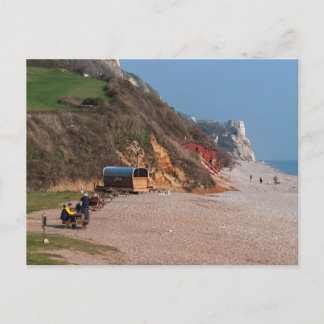 Branscombe Beach in Early Spring ポストカード