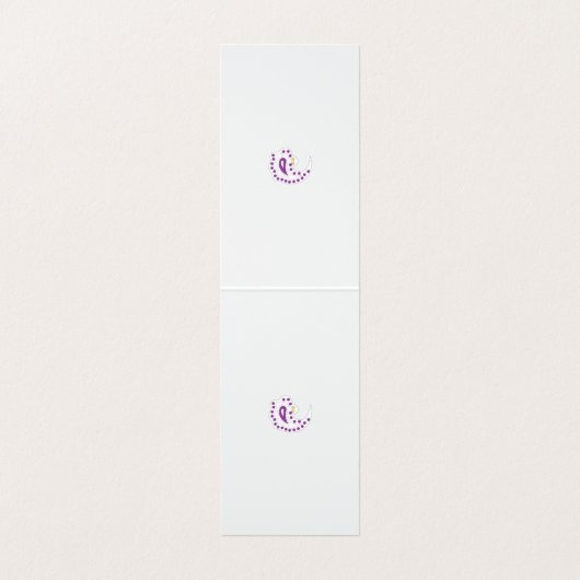 Bransoletka z serduszkiemスタイル、ライトナス 名刺 (内部フラット)