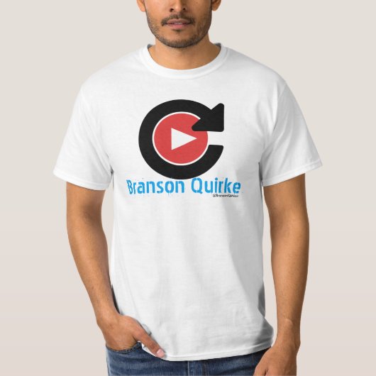 Branson Quirke公式音楽Tシャツ Tシャツ (正面)