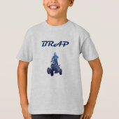 Brapの男の子ATV 4の荷車引きのライダーのTシャツ Tシャツ (正面)