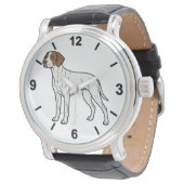 Braque Saint Germain Dog Wrist Watch Style 腕時計 (アングル)