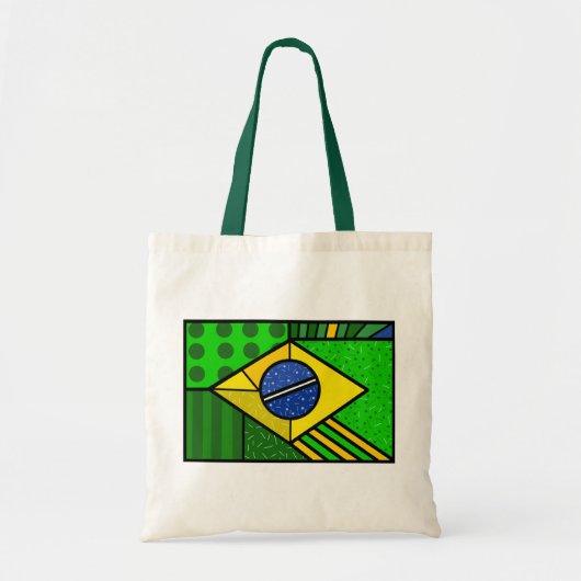 Brasil Brazil brazilian flag トートバッグ (正面)