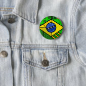 Brasil Brazil brazilian flag 缶バッジ (インサイチュ)