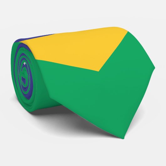 Brasil flag ネクタイ (ロール)