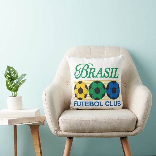 Brasil Futebol Club Vintage Soccer クッション (椅子)