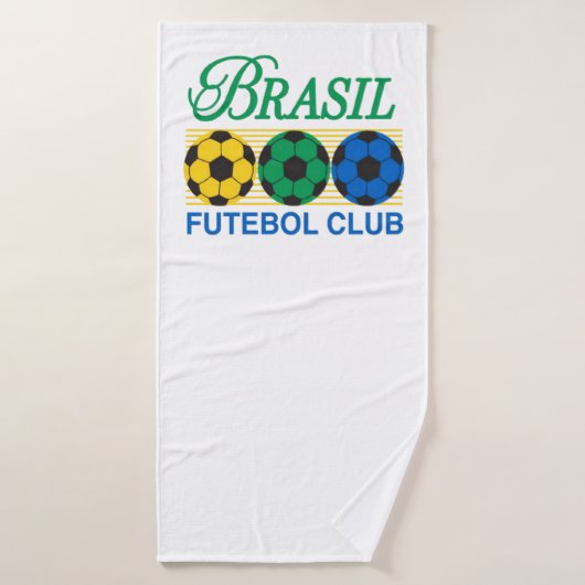 Brasil Futebol Club Vintage Soccer バスタオル (バスタオル)