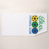 Brasil Futebol Club Vintage Soccer バスタオル (バスタオル)