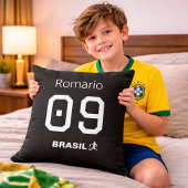 Brasil Seleção Legend Decor Fan Home Accent クッション