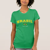BRASIL Y2K Baby Tee - Brazil Women's Fitted  Tシャツ (正面)