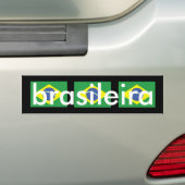Brasileira バンパーステッカー (車上)