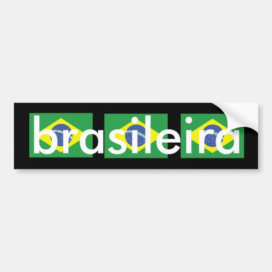 Brasileira バンパーステッカー (正面)
