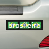 Brasileiro バンパーステッカー (車上)