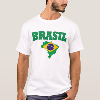 BRASILflagの国 Tシャツ