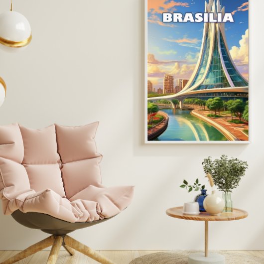 Brasilia, a modern city ポスター