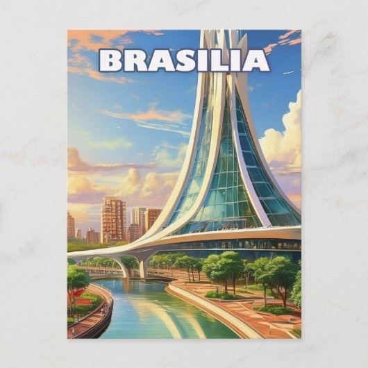 Brasilia, a modern city ポストカード (正面)