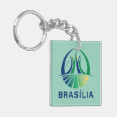 Brasilia Brazil Capital キーホルダー (正面左)