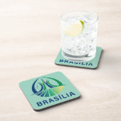 Brasilia Brazil Capital コースター (右側)