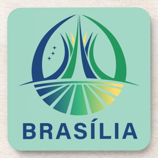 Brasilia Brazil Capital コースター (正面)