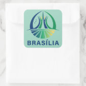 Brasilia Brazil Capital スクエアシール (バッグ)