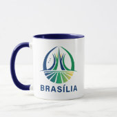 Brasilia Brazil Capital マグカップ (左)
