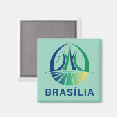 Brasilia Brazil Capital マグネット (正面/裏面)