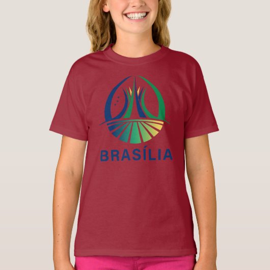 Brasilia Brazil Capital Tシャツ (正面)