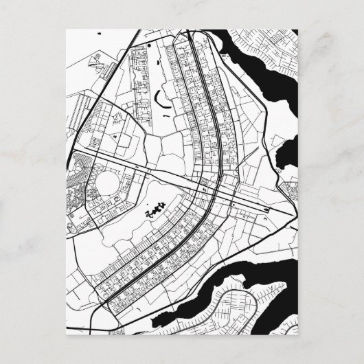 Brasília Brazil Map ポストカード (正面)