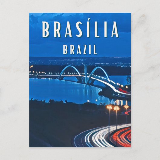 Brasilia : La ville futuriste au cœur du Brésil ポストカード (正面)