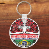 Brasilien Brasilianisch Schweizer Schweiz Baum キーホルダー (裏面)