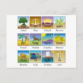 BrasõesによってdasはTribos deイスラエル共和国のconformeがTorah居眠り ポストカード