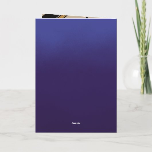 Brass Instrument Theme Teacher Greeting カード (裏面)