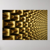 Brass metal frame ポスター (正面)