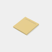 Brass Yellow Minimalist Plain Modern Aesthetic ポストイット (アングル)