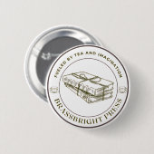 Brassbright Press Button 缶バッジ (正面&裏面)