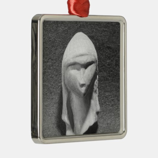 Brassempouyの金星として知られている女性の頭部 メタルオーナメント (右)