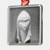 Brassempouyの金星として知られている女性の頭部 メタルオーナメント (左)